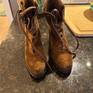 Stuart Weitzman Brown Suede Women's Boots